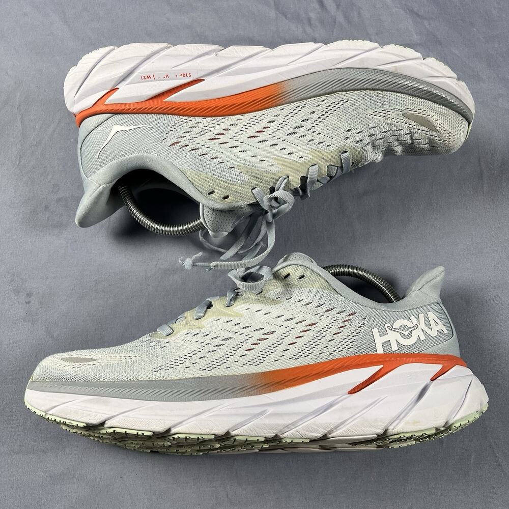 Hoka One One Clifton 8 Women’s Size 10.5 Blue Running Gym Sneakers 1119394 BFPA